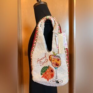 Colorful Embroidered Shoulder Bag